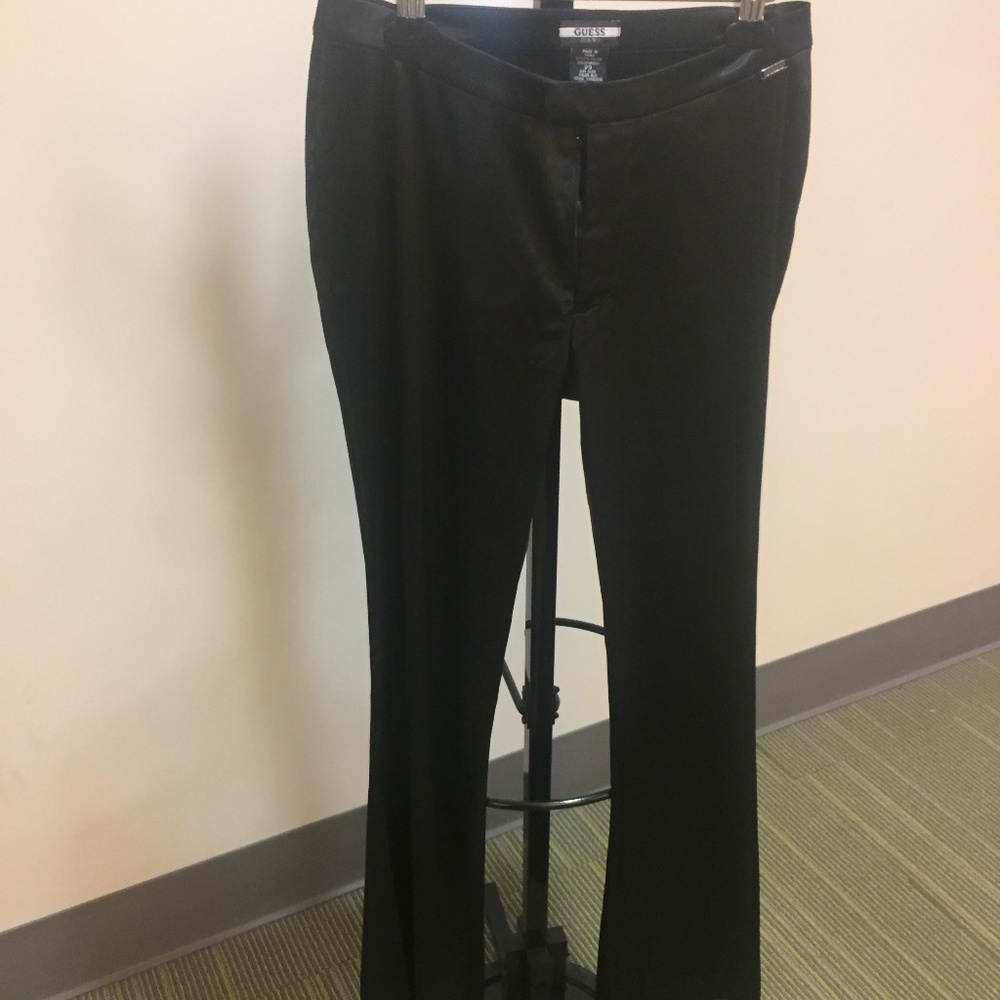 Guess Long Flared Black Pants